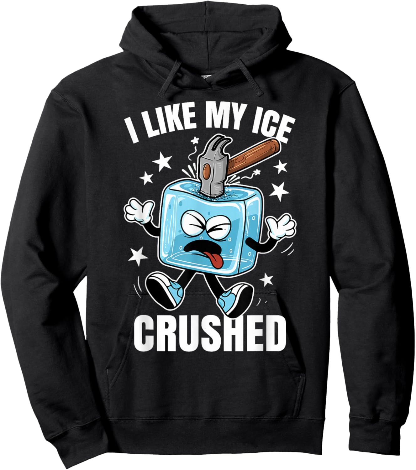 I Like My Ice Crushed Funny Subtle Immigrants Abolish Hoodie - Hoodie | Black