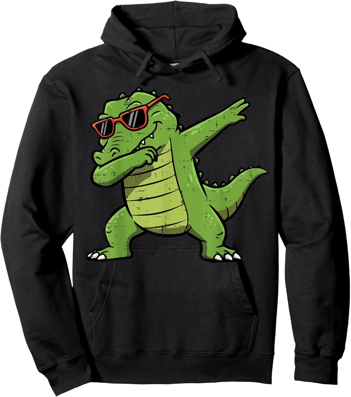 Dab Gator Sunglasses Women Kids Boys Girls Youth Teen Men Hoodie - Hoodie | Black