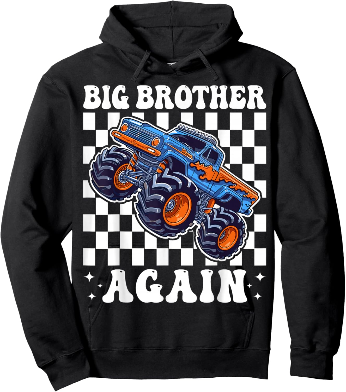 Big Brother Again 2026 Announcement Monster Truck Boys Boy Hoodie - Hoodie | Black