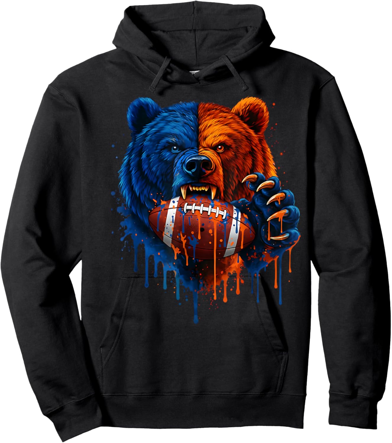 Graphic Bear for Kids Men Women Hoodie - Hoodie | Black