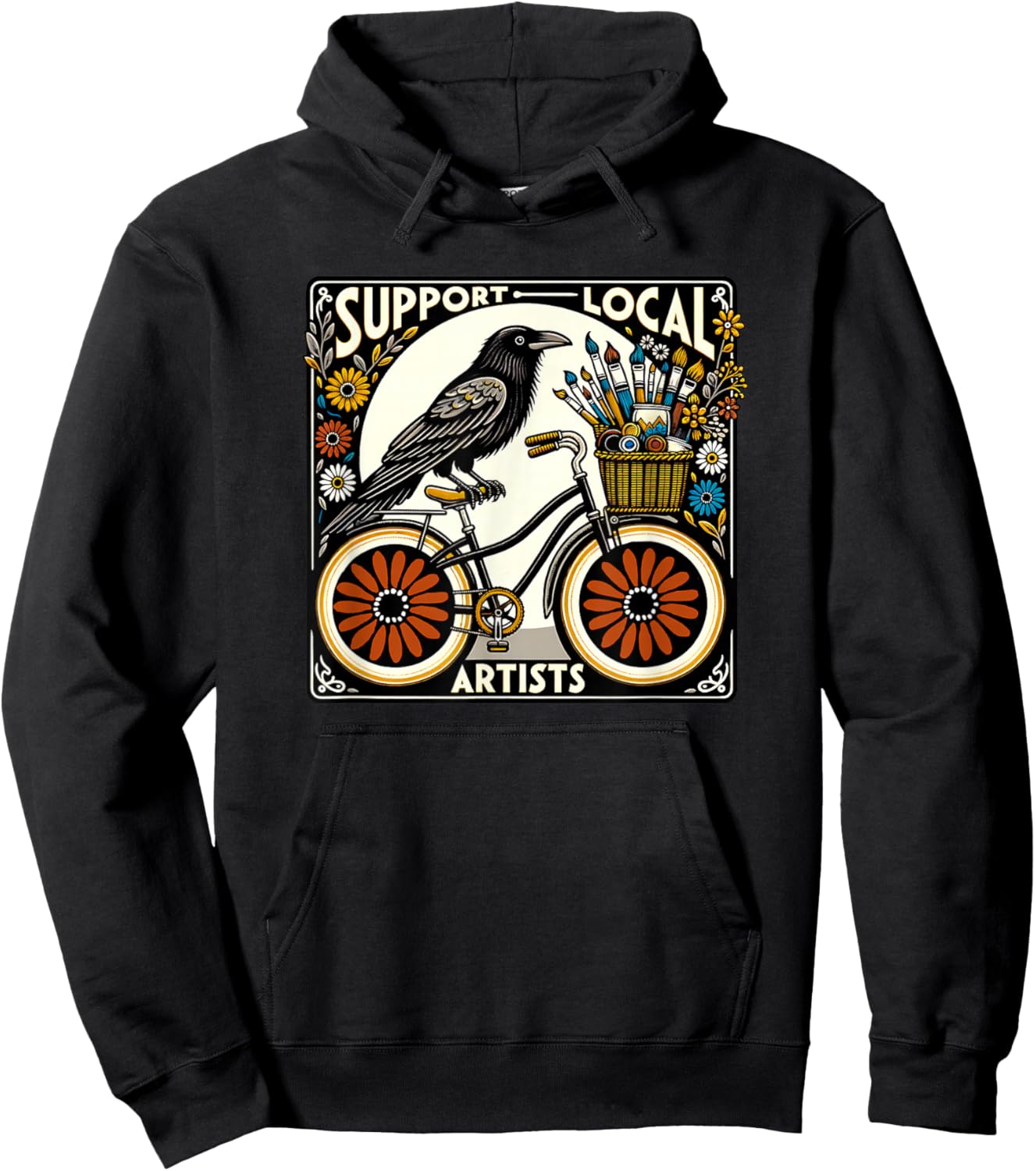 Support Local Artists Hoodie - Hoodie | Black