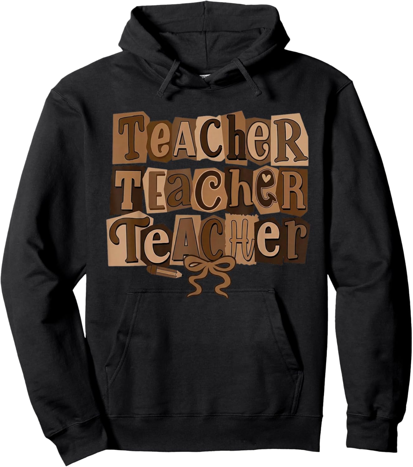 Black History Teacher Bow Afro Woman African American Women Hoodie - Hoodie | Black