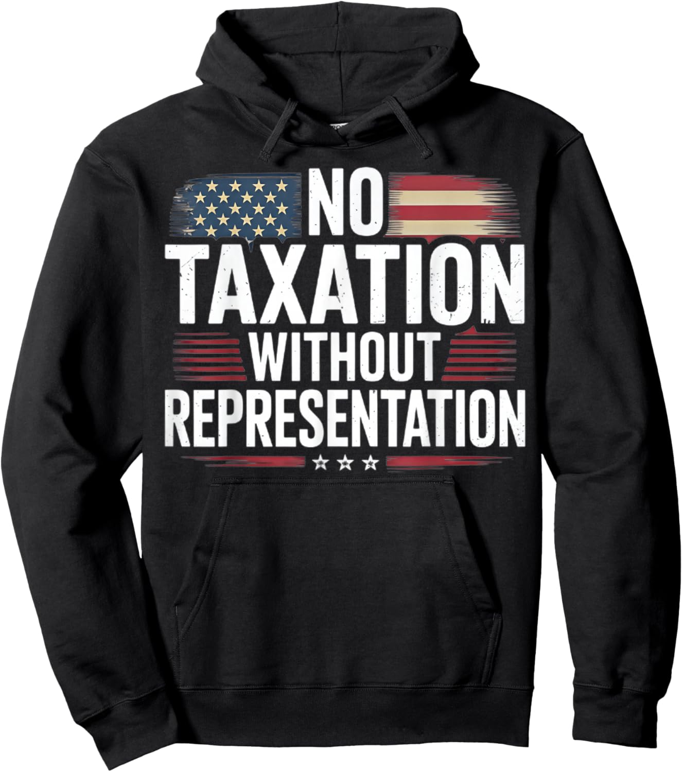 No Taxation Without Representation Hoodie - Hoodie | Black