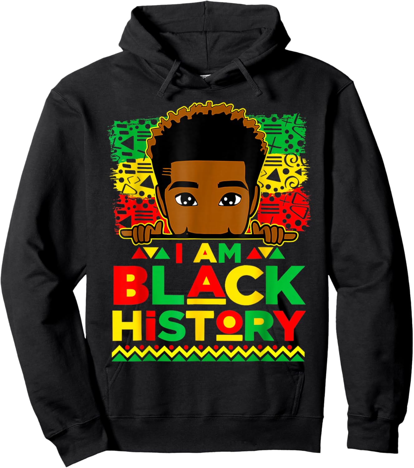 I Am Black History Month African American for Boys Kids Hoodie - Hoodie | Black