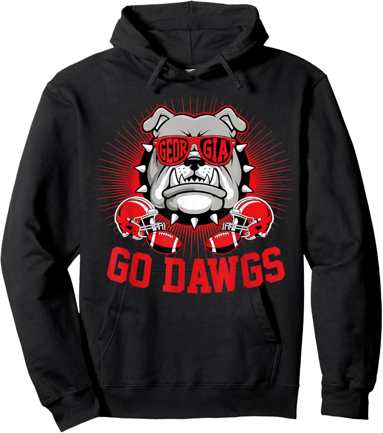 Go Dawgs Funny Gifts Women Kids Boy Girl Hoodie - Hoodie | Black