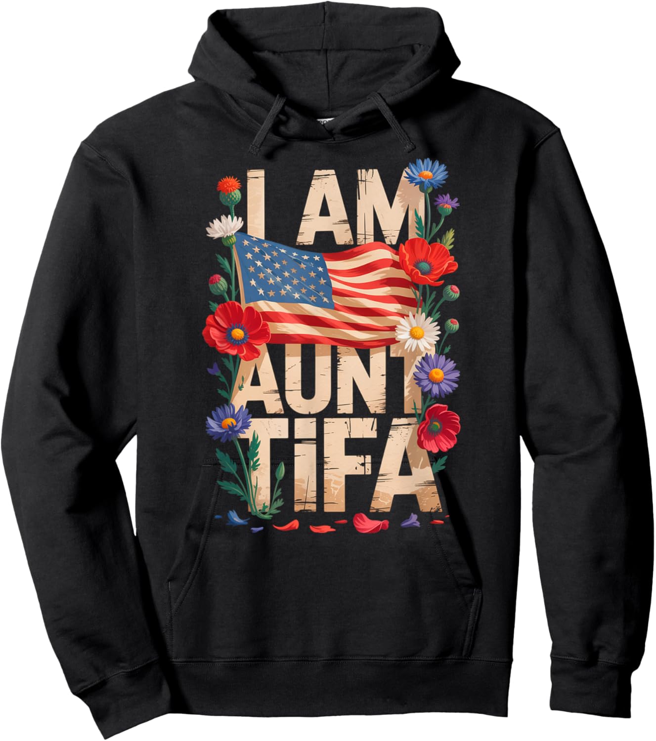 I Am Aunt Tifa Shirt Aunt Tifa Funny Aunt Tifa Hoodie - Hoodie | Black