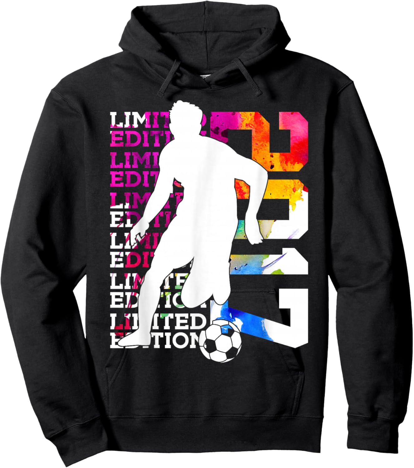 Limited Edition 2017 9 Years Soccer 9TH Birthday Hoodie - Hoodie | Black