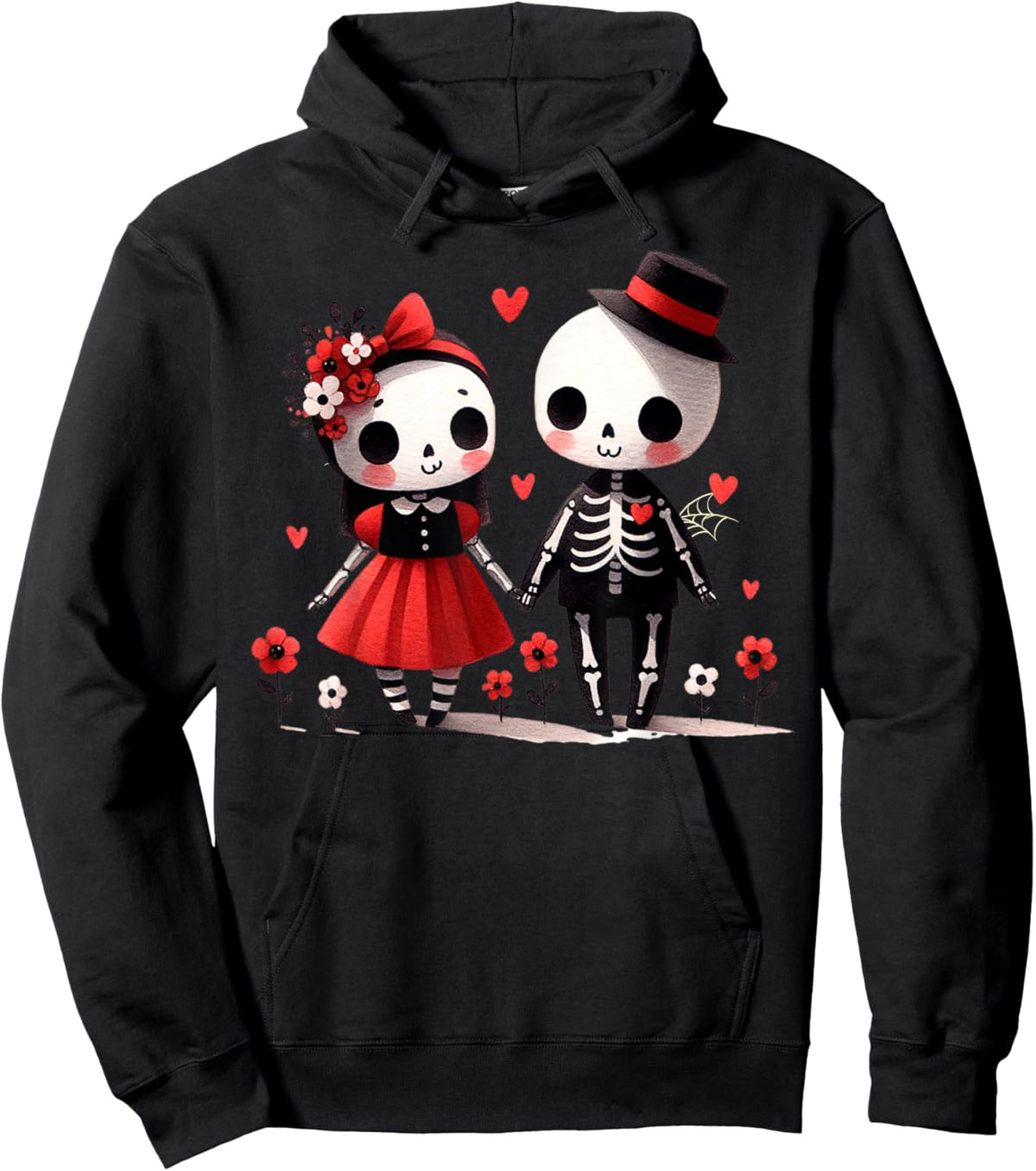 T-Shirt Hoodie - Hoodie | Black