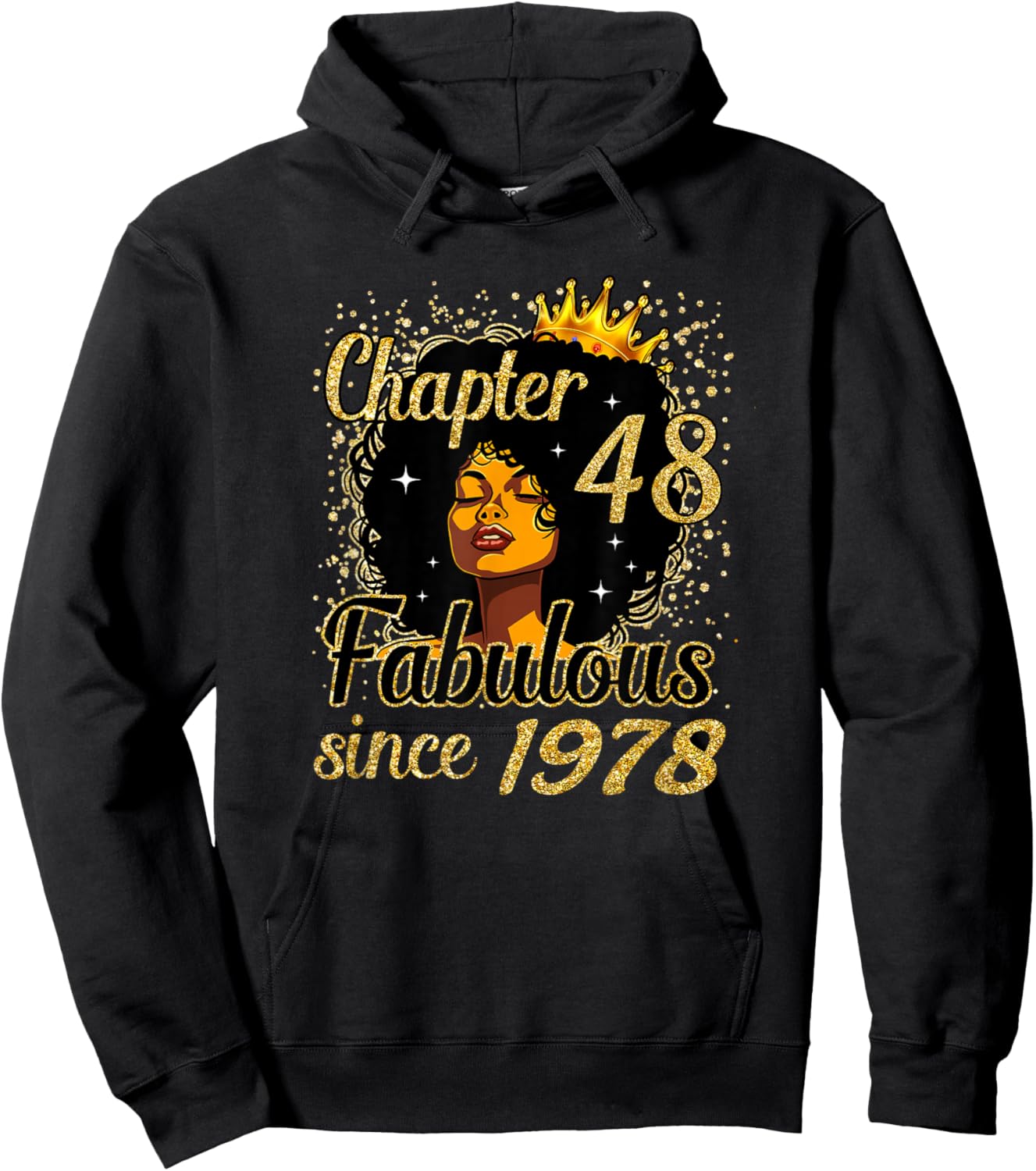Chapter 48 Fabulous Since 1978 48th Birthday for Girls Women Hoodie - Hoodie | Black