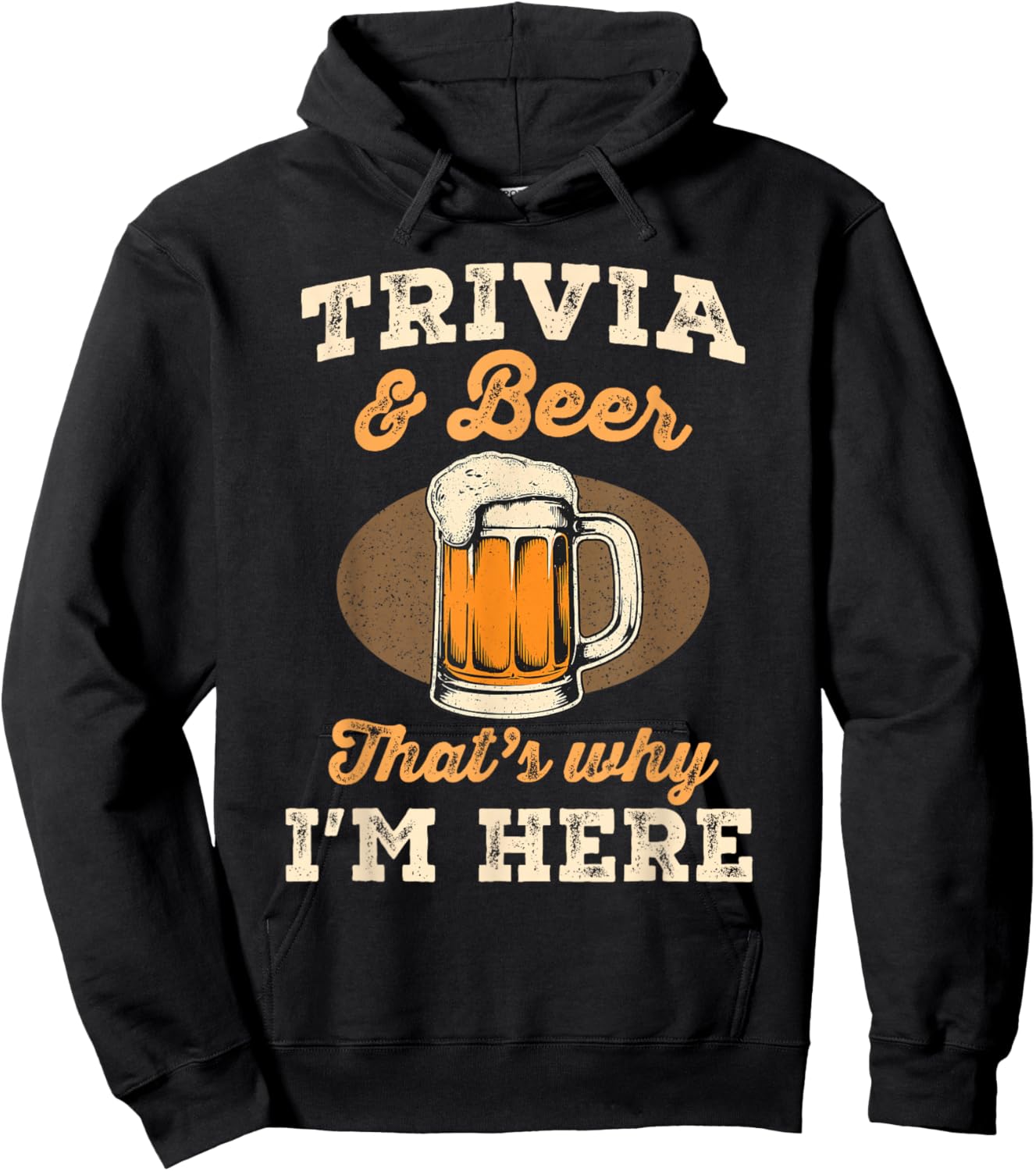 Funny Trivia Game Night Hoodie - Hoodie | Black