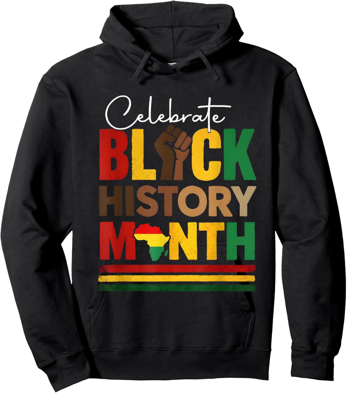 Celebrate Black History Month & Juneteenth African American Hoodie - Hoodie | Black