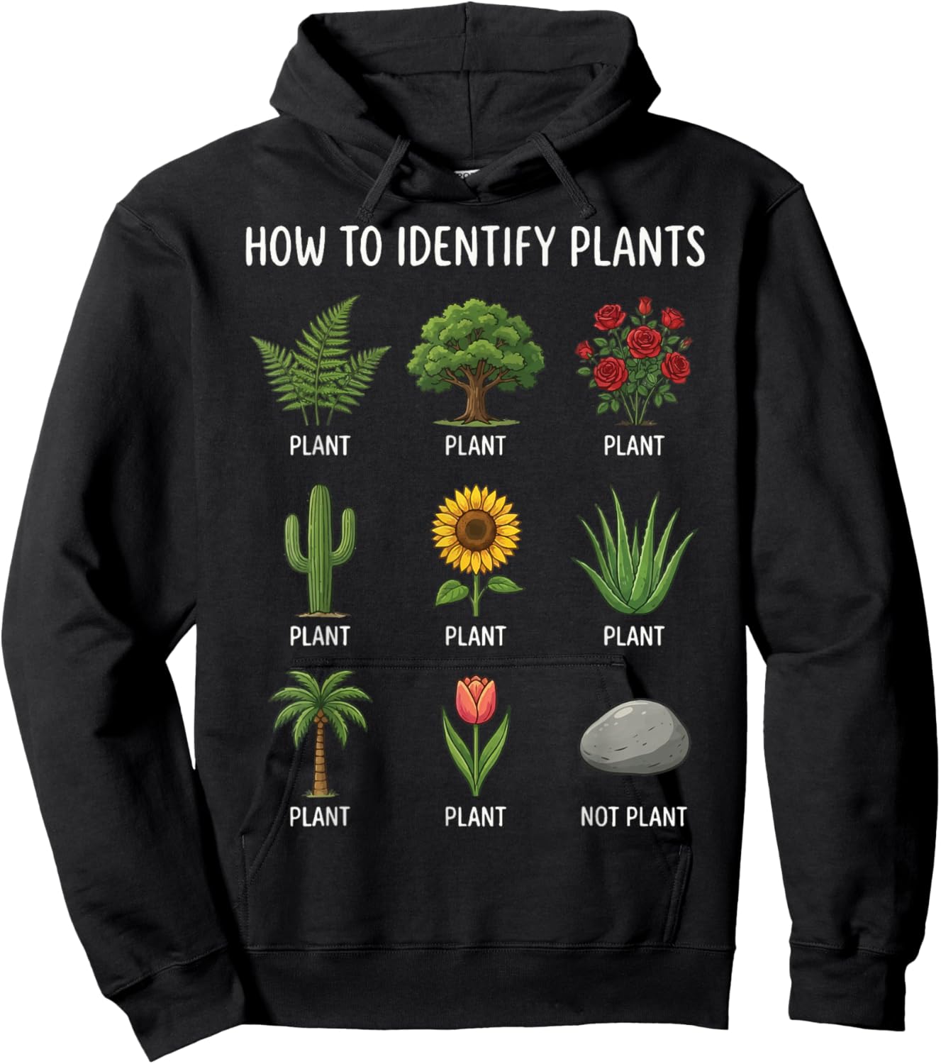 How to Identify Plants Hoodie - Hoodie | Black