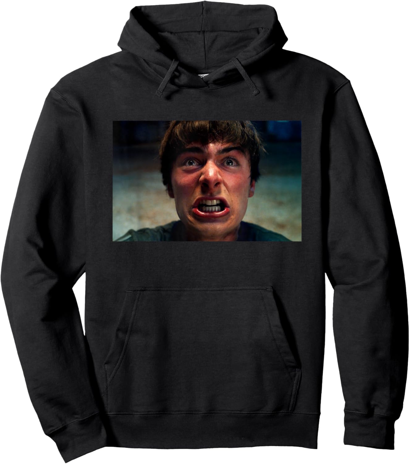 Stranger Things Season 5 Will Byers Angry Scene from Show Hoodie - Hoodie | Black