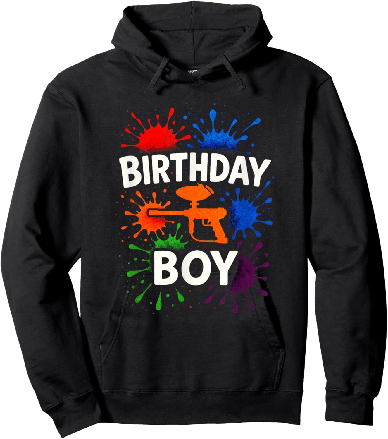 Birthday BOY - Paintball Party Fun Design Hoodie - Hoodie | Black
