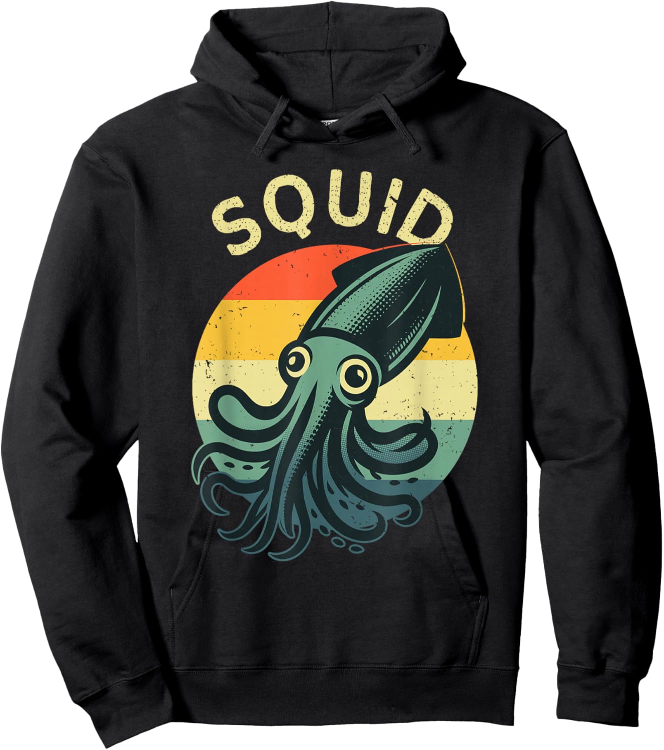 Squid Costume Women Kids Adults Octopus Squid Lovers Hoodie - Hoodie | Black