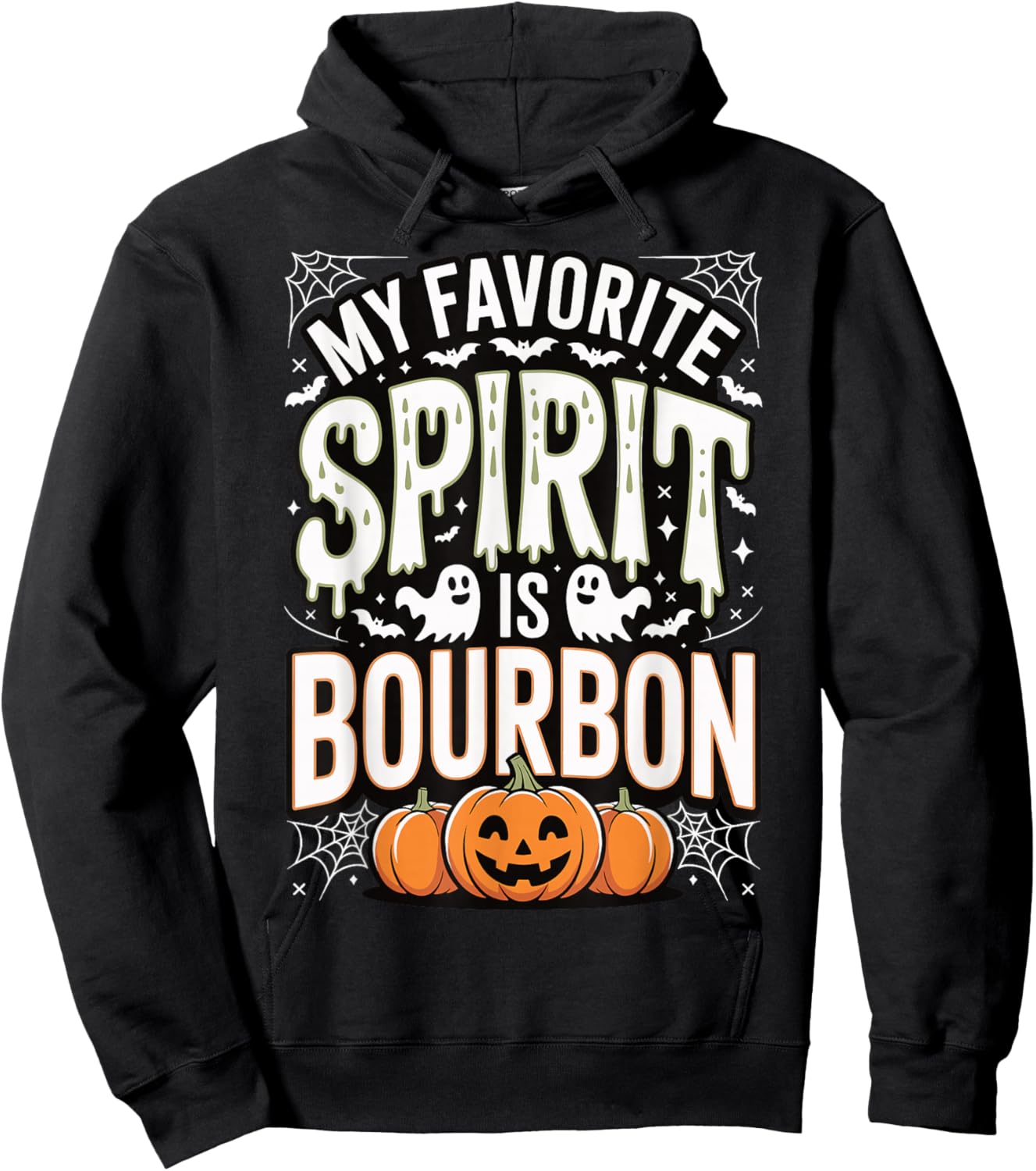 My Favorite Spirit is Bourbon Hoodie - Hoodie | Black