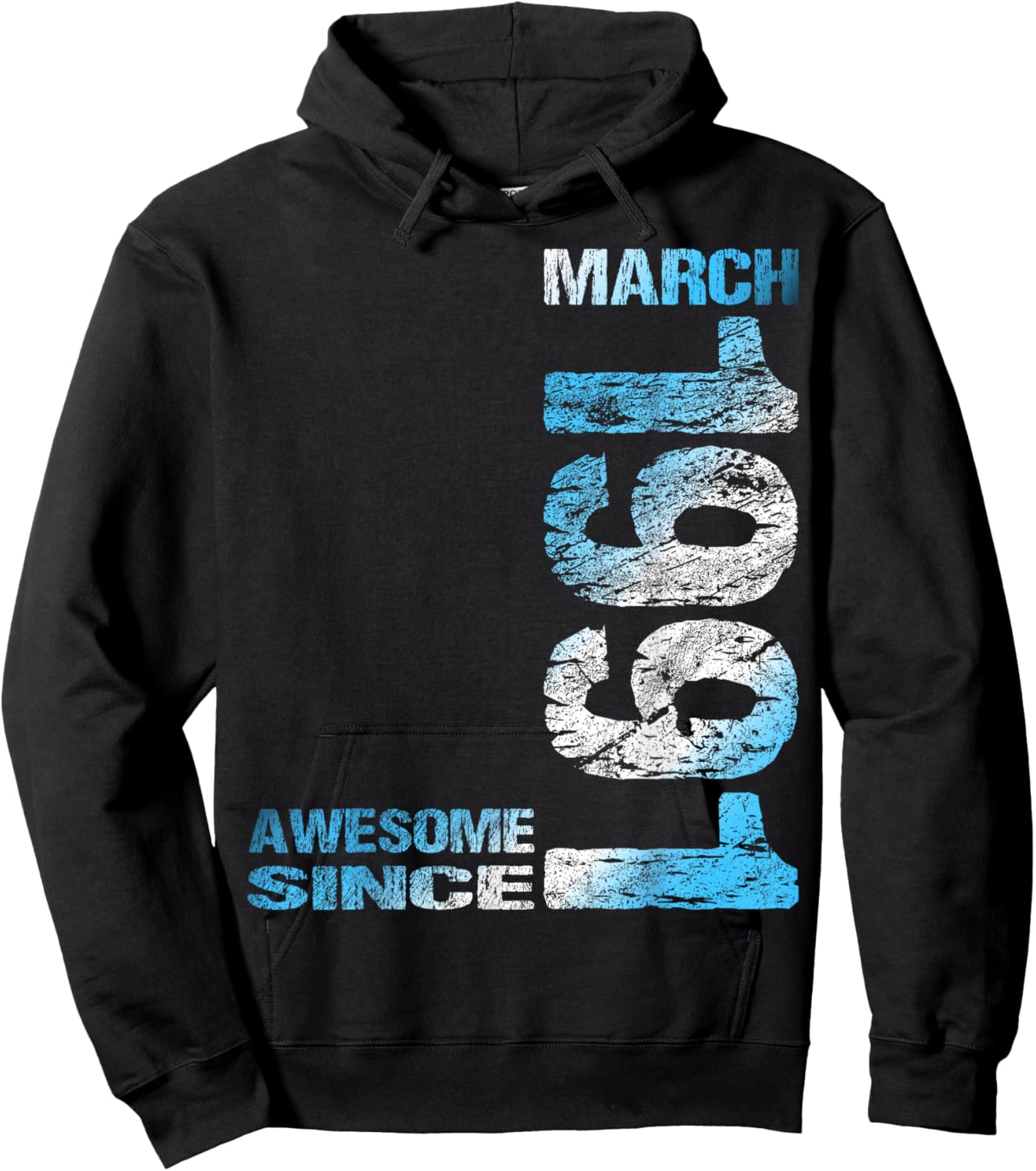 Awesome Since March 1991 35th Birthday Hoodie - Hoodie | Black