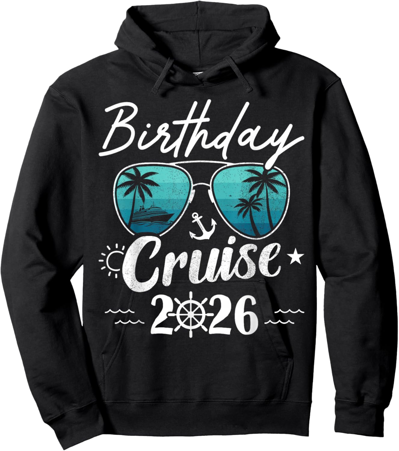 Birthday Cruise 2026 Hoodie - Hoodie | Black