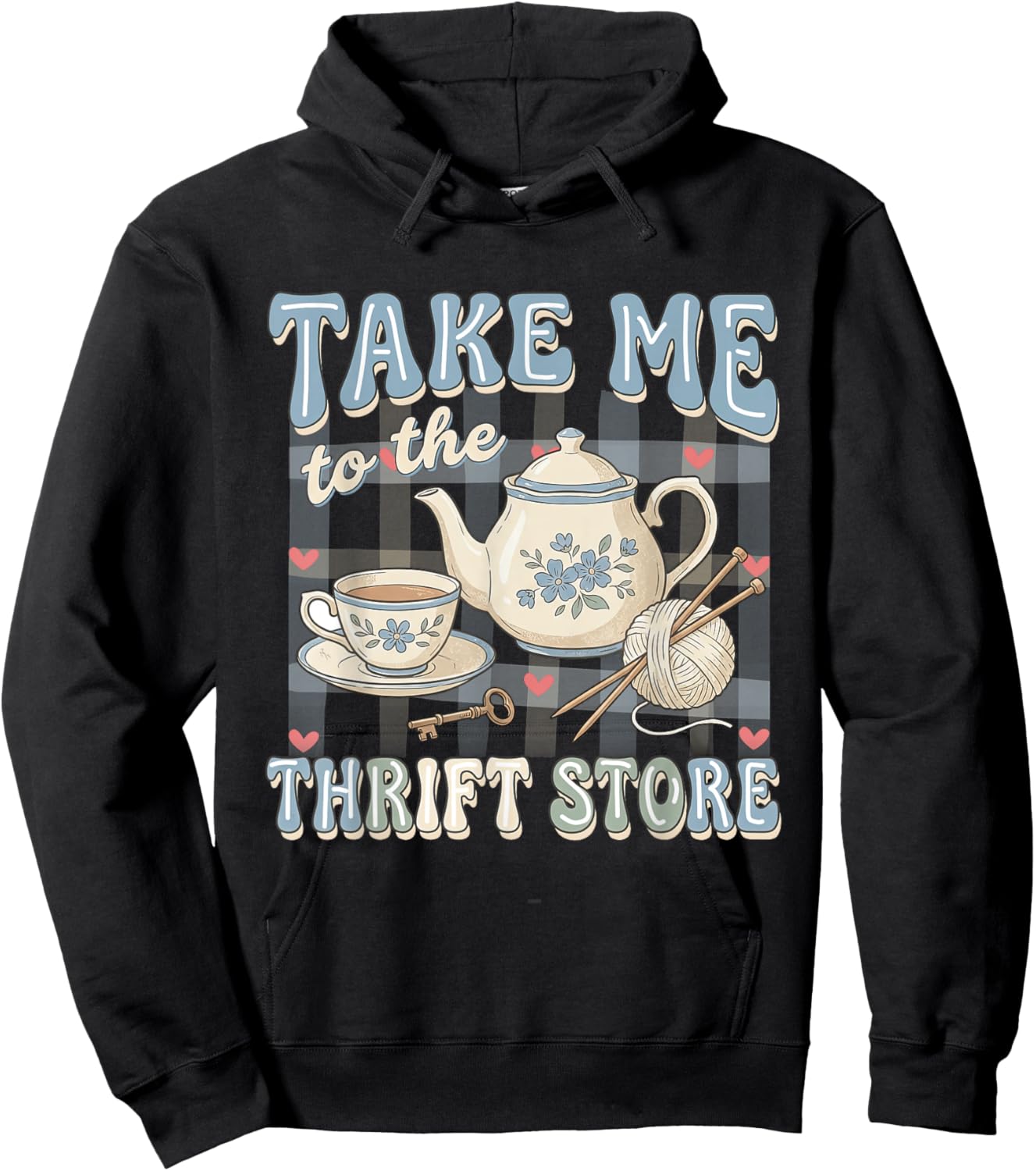 Take-Me to The Thrift Store Thrifting Lover Thrifter Women Hoodie - Hoodie | Black