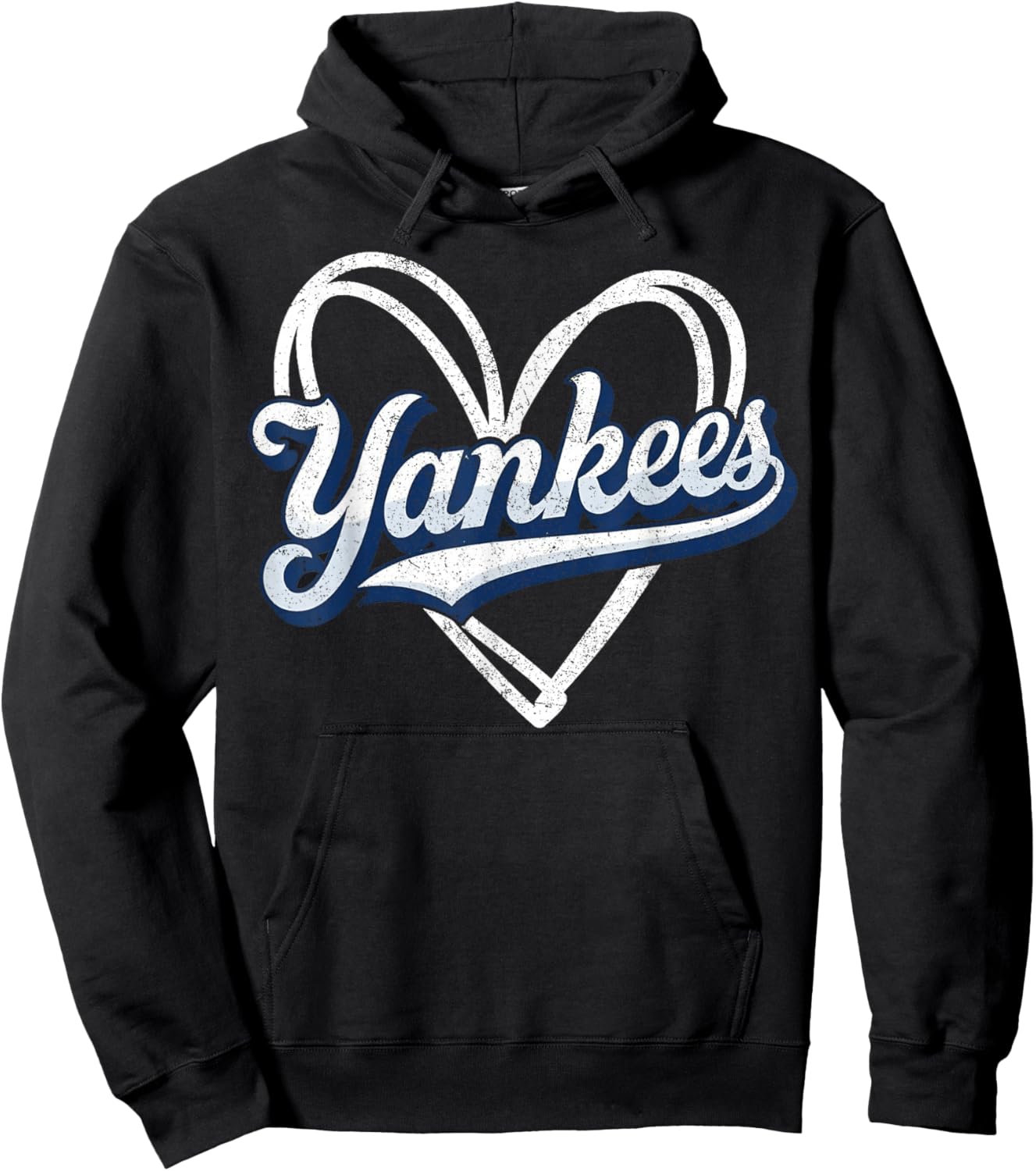Yankees Vintage Retro Style, Classic 70s & 80s Yankees Hoodie - Hoodie | Black