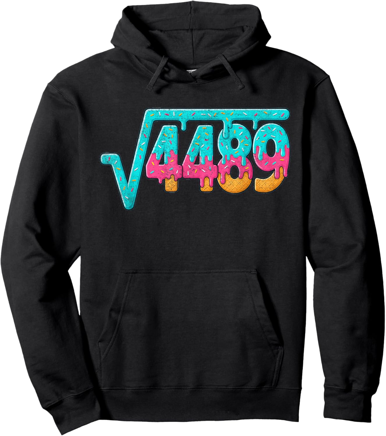 67 Six Seven 6-7 Meme Square Root 4489 Slang Math Teacher Hoodie - Hoodie | Black