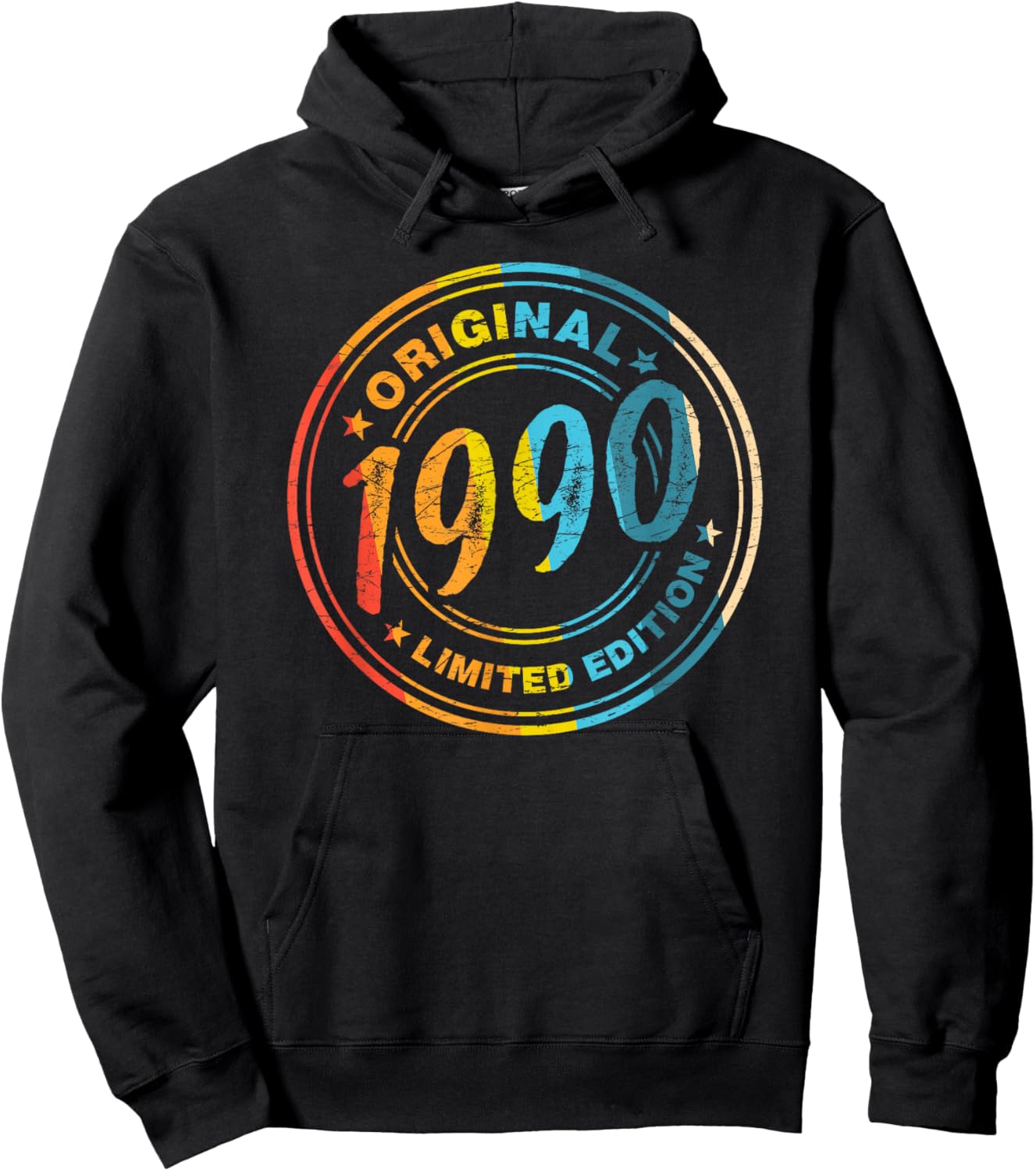 36th Birthday Retro Vintage 1990 Men Women Hoodie - Hoodie | Black