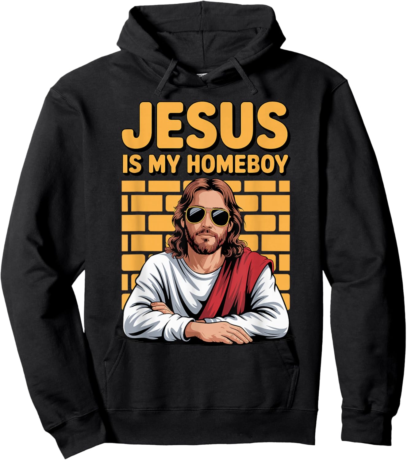 Jesus is My Homeboy Friend Christian Faith Bible Religious Hoodie - Hoodie | Black