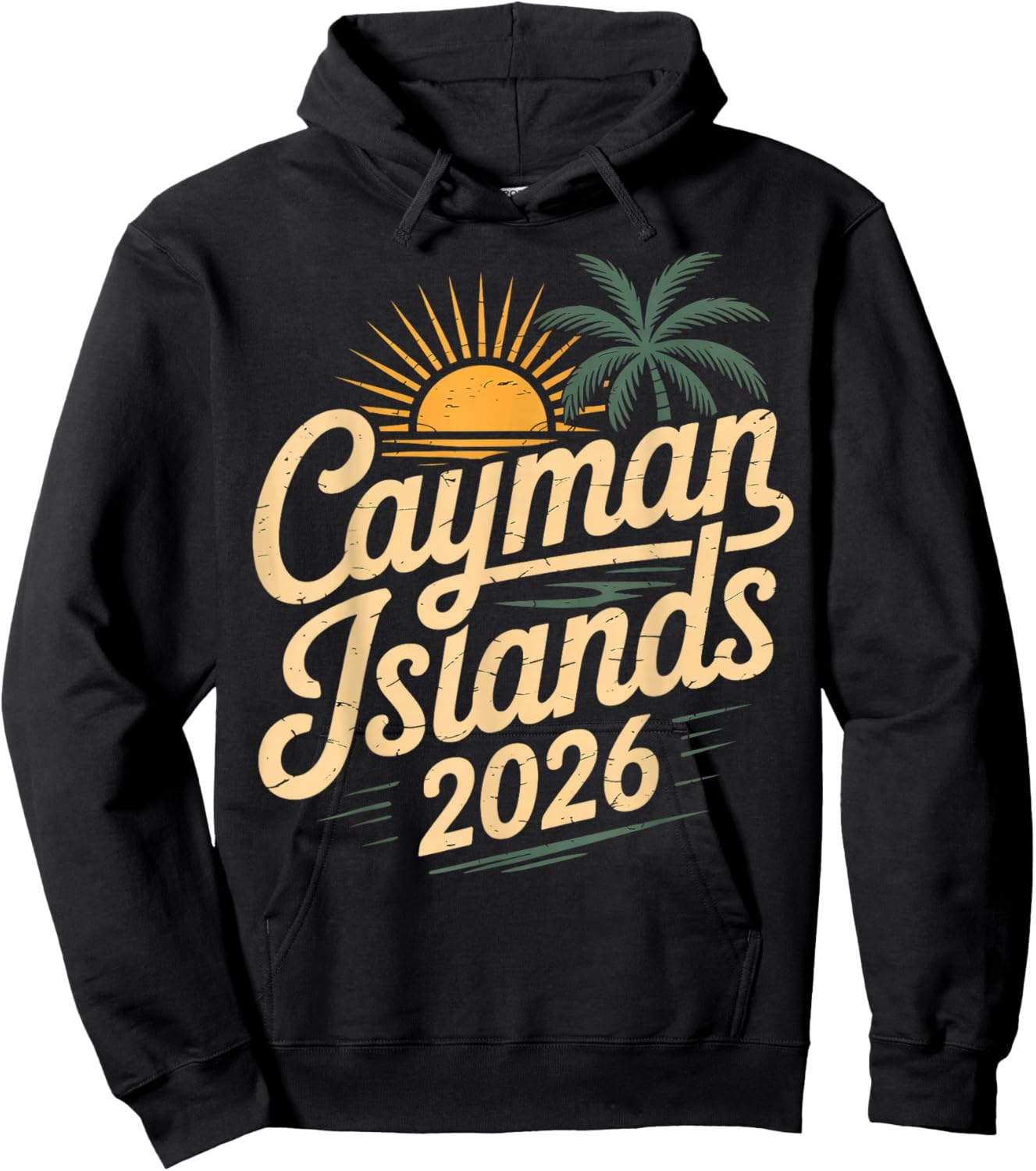 Cayman Islands 2026 Family Trip Friends Vacation Matching Hoodie - Hoodie | Black