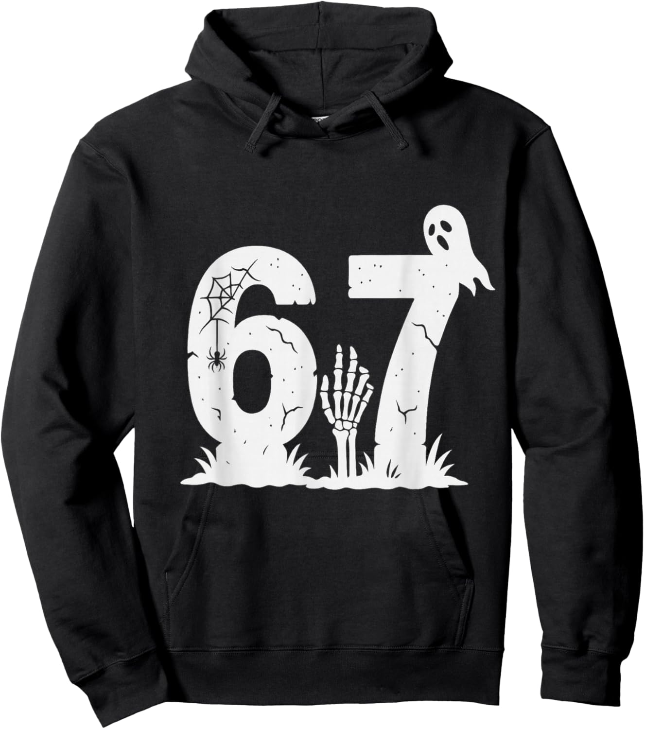 67 Halloween Graveyard Hoodie - Hoodie | Black