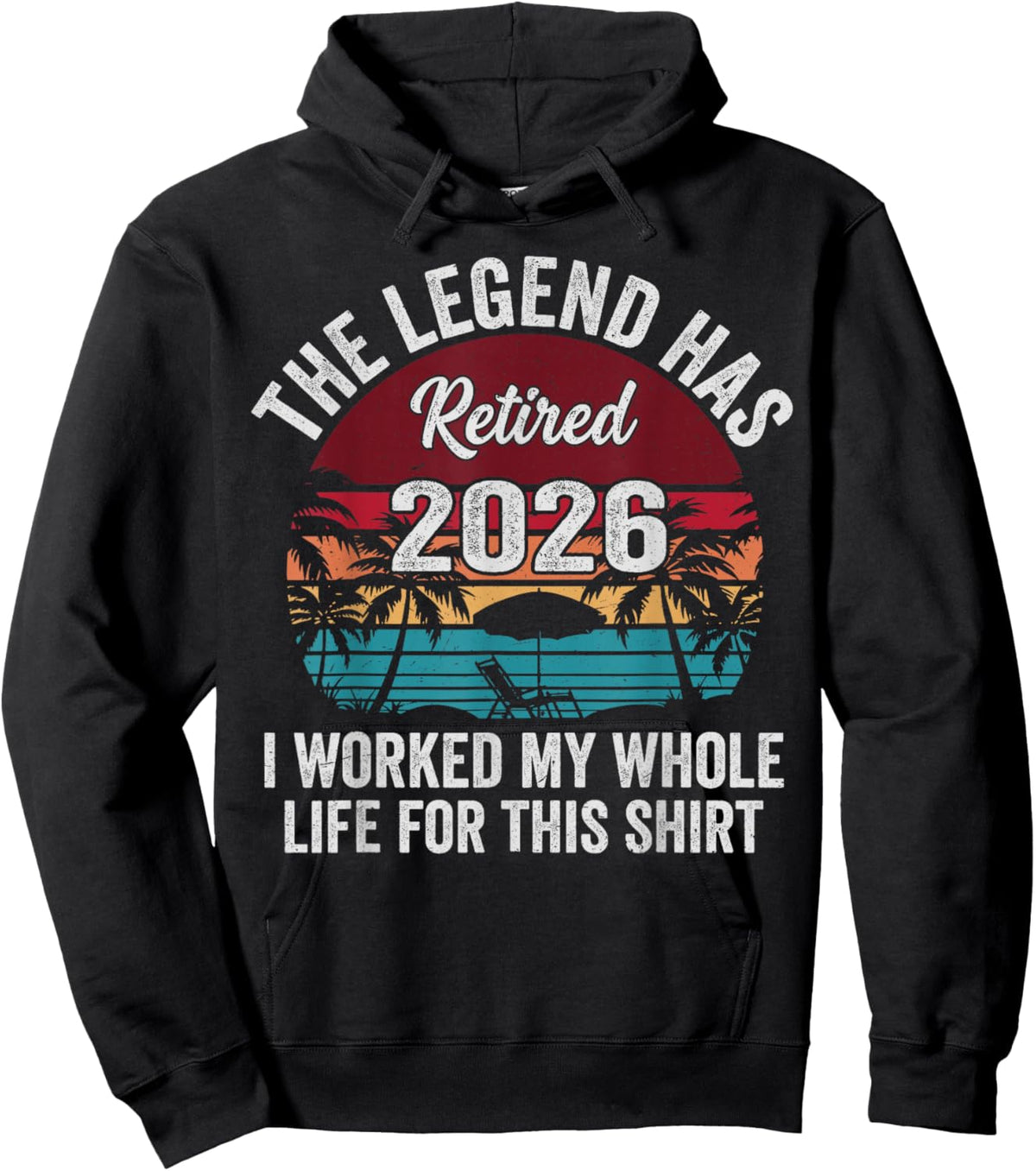 T-Shirt Hoodie - Hoodie | Black