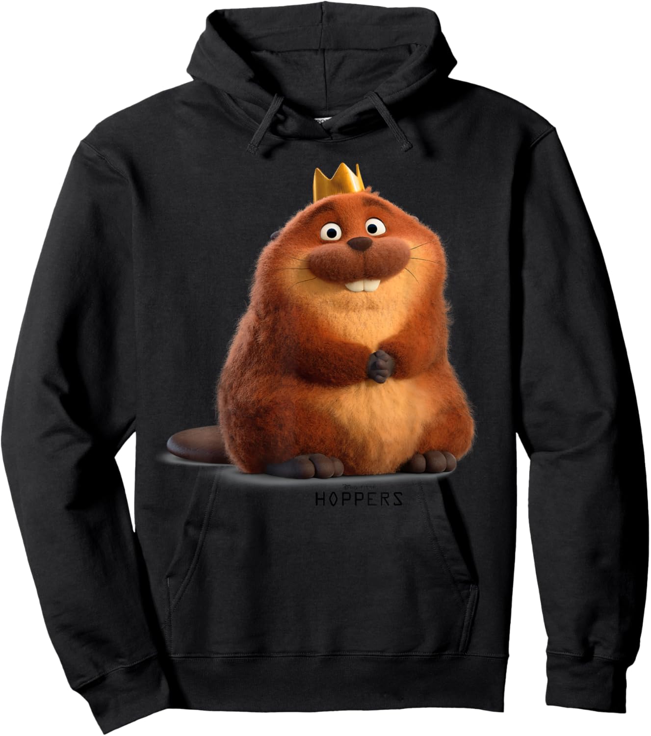 Disney Pixar Hoppers Happy Smile King George Hoodie - Hoodie | Black
