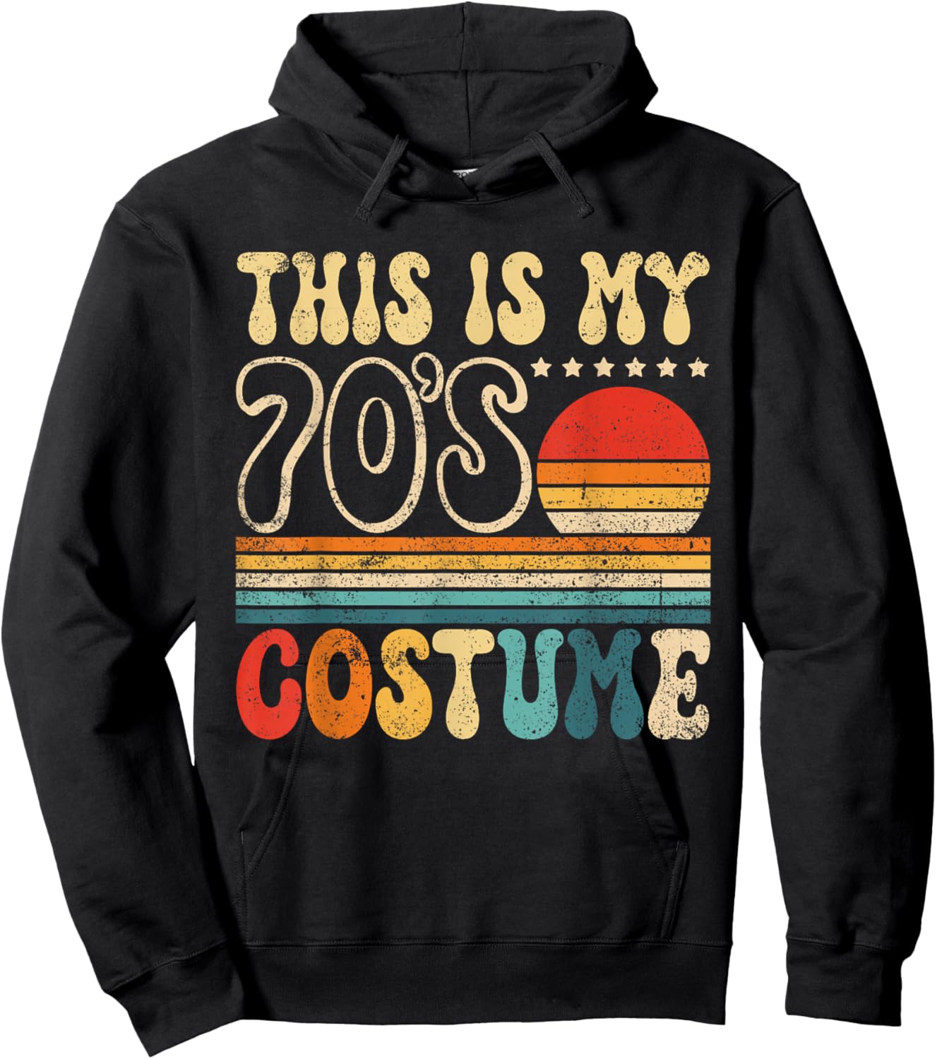 This is My 70s Costume Vintage Nostalgia Mixtape 1970s Party Hoodie - Hoodie | Black