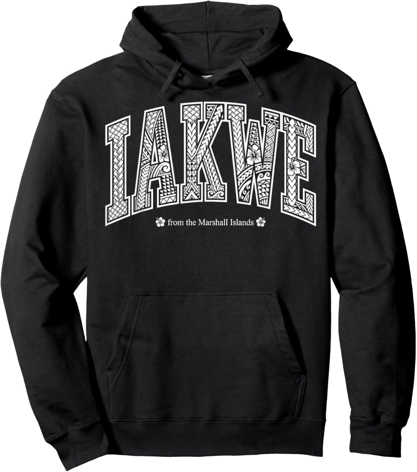 IAKWE Say Hello in Marshallese RMI Hoodie - Hoodie | Black