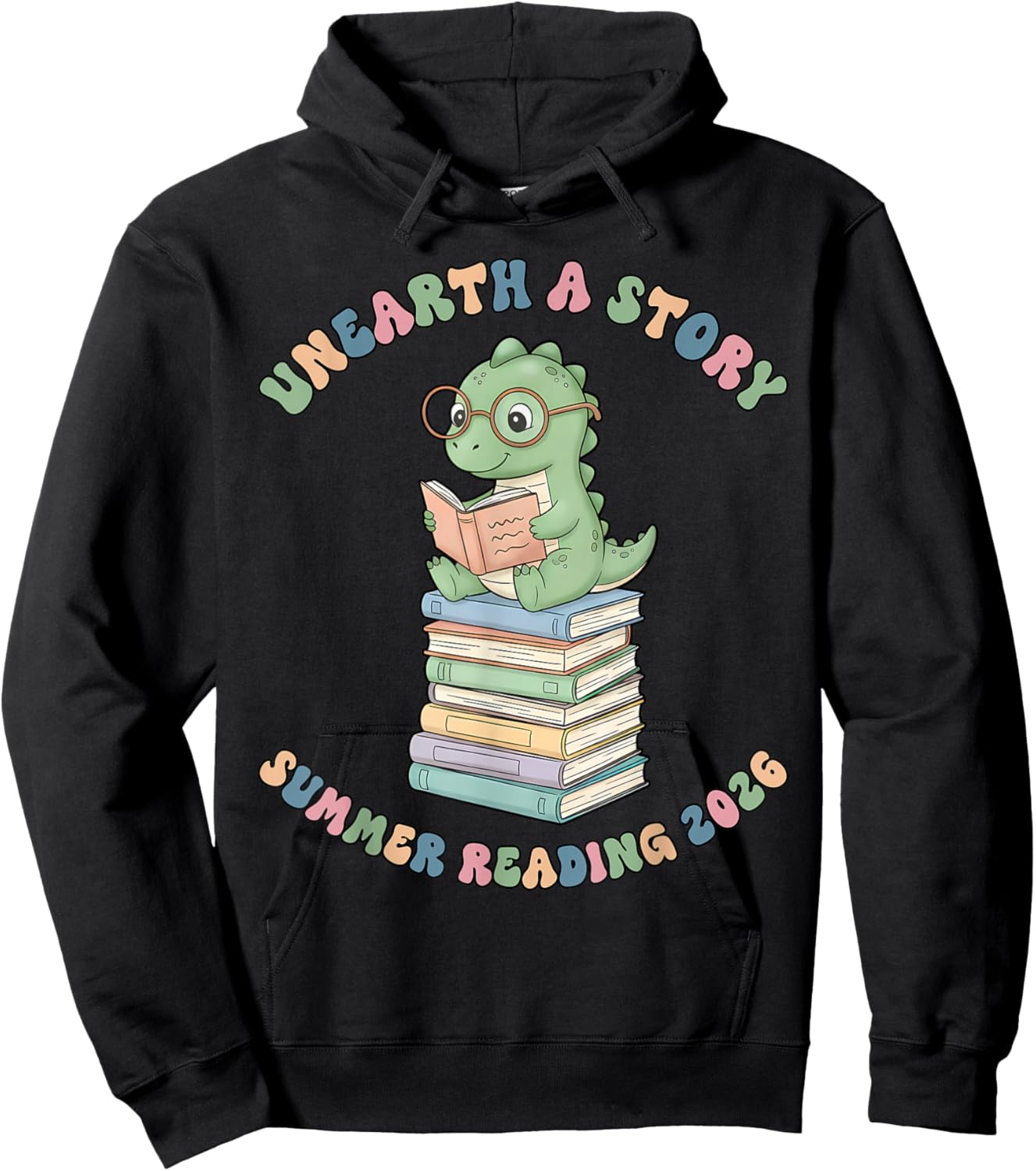 Unearth a Story Summer Reading 2026 Men Women Kids Hoodie - Hoodie | Black