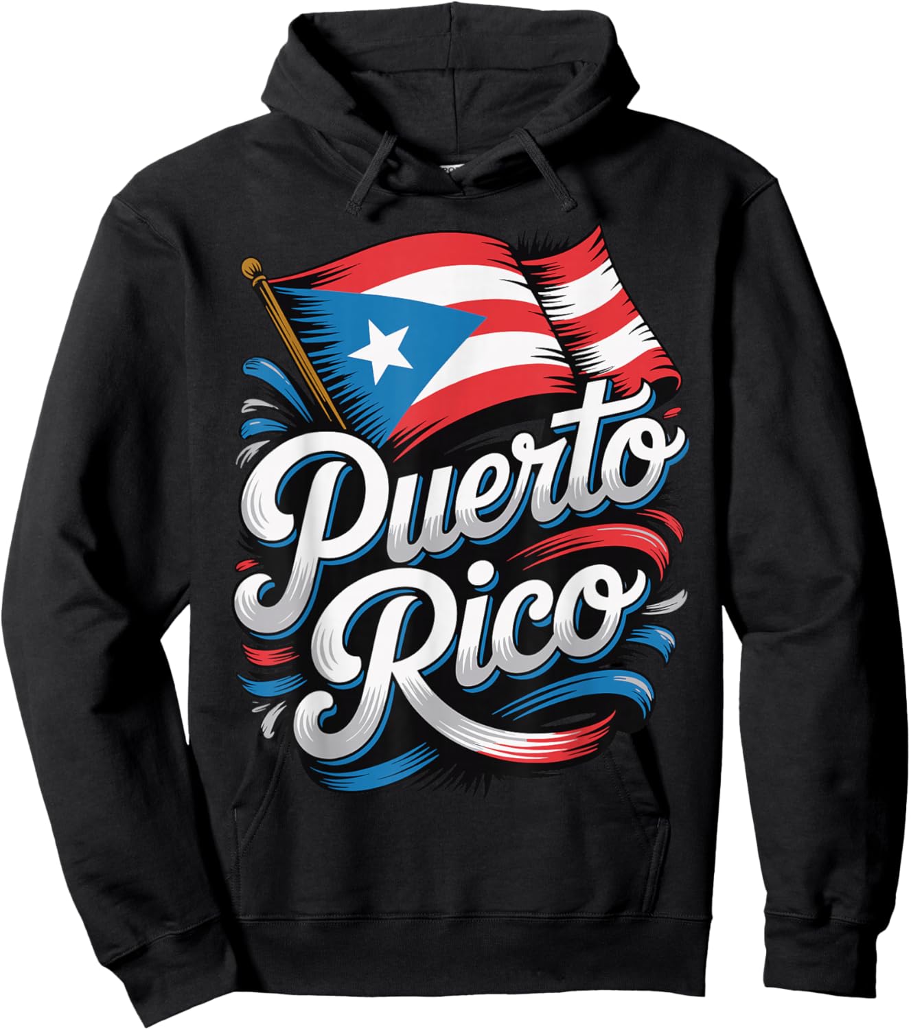 Puerto Rico Hoodie - Hoodie | Black