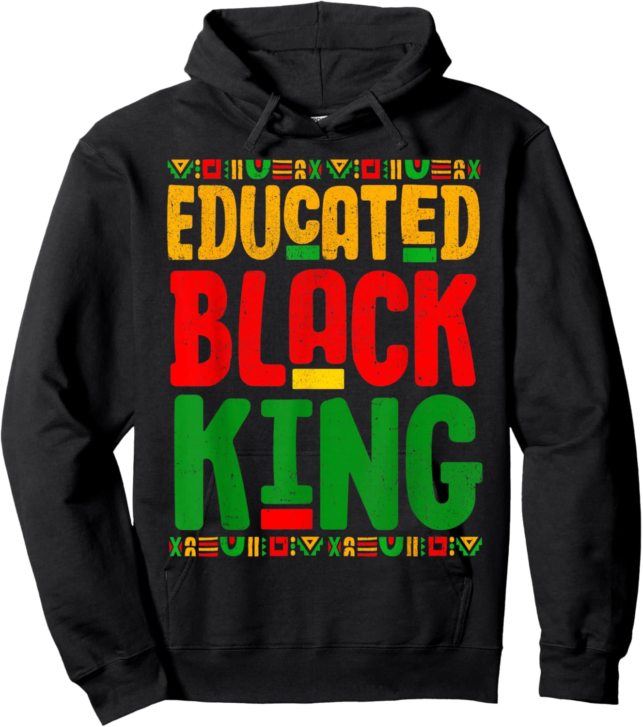 Educated Black King Pride Black History Month Boys Hoodie - Hoodie | Black
