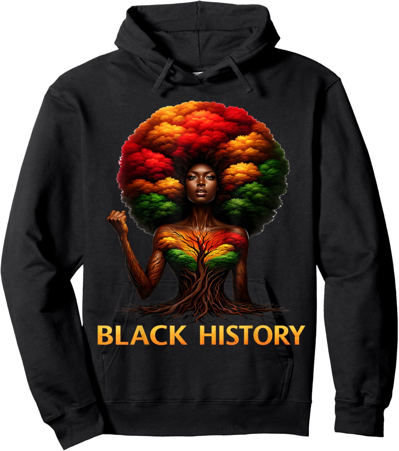 Honoring Past Inspiring Future Men Women Black History Month Hoodie - Hoodie | Black