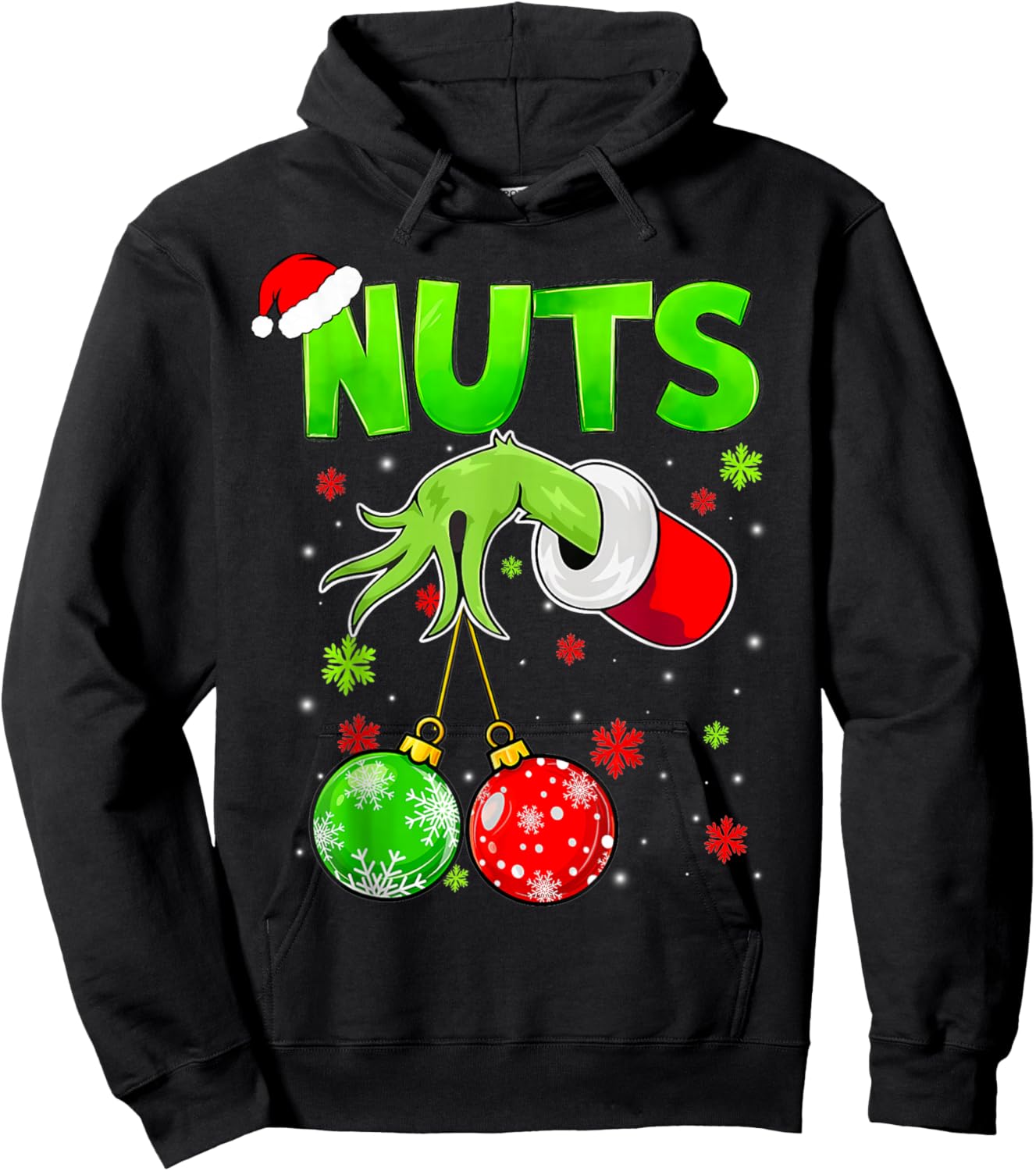 Chest Nuts Matching Chestnuts Xmas Christmas Couples Men Hoodie - Hoodie | Black