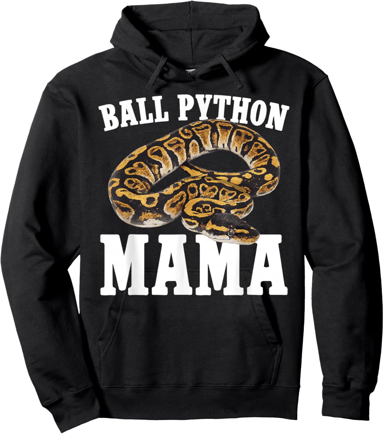 Ball Python Mama Ball Python Owner Ball Python Lover Hoodie - Hoodie | Black