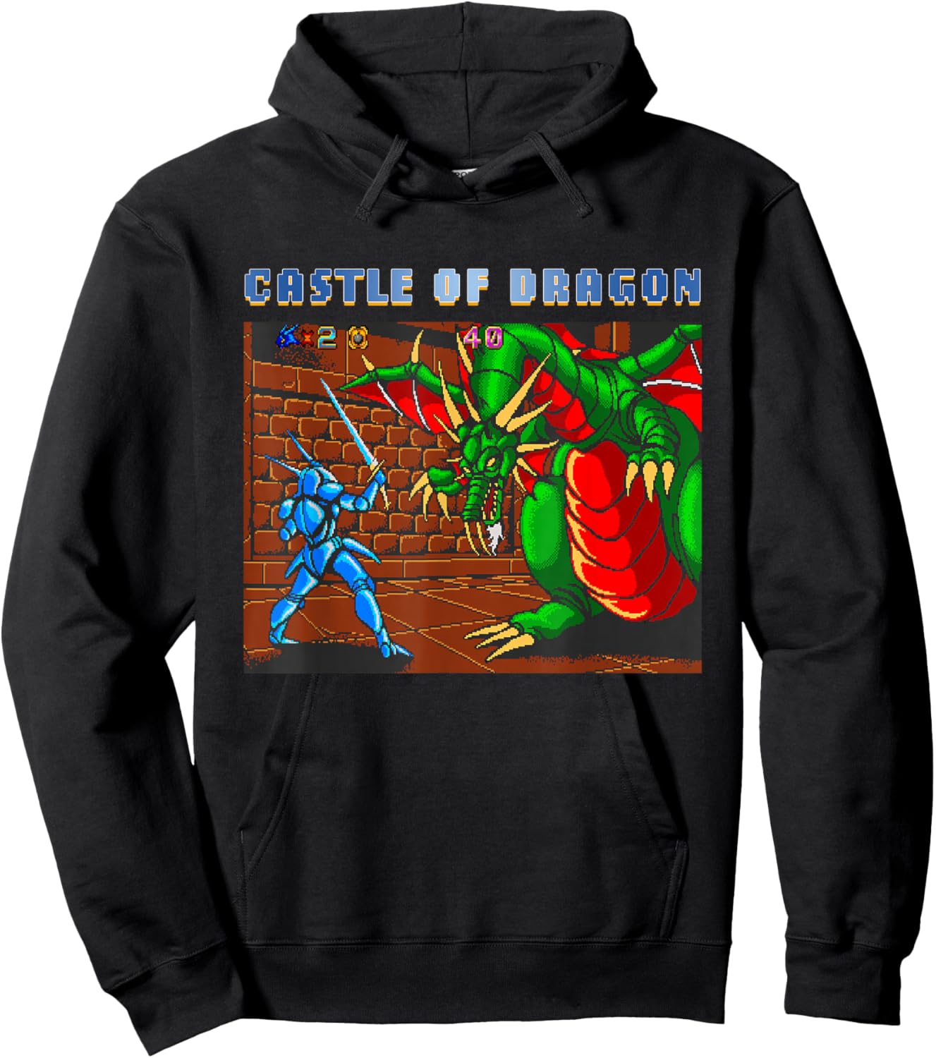 Castle of Dragon 03 Hoodie - Hoodie | Black