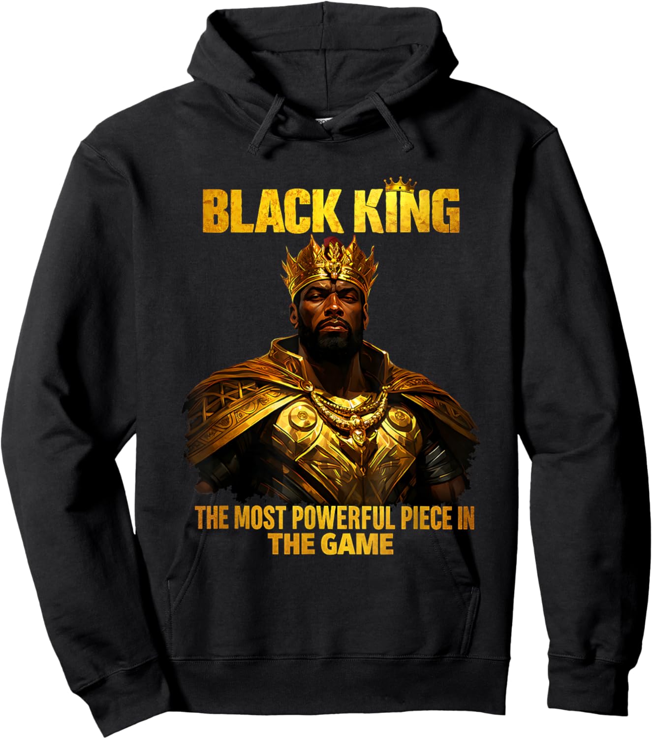 Black Man King African American History Strong Hoodie - Hoodie | Black