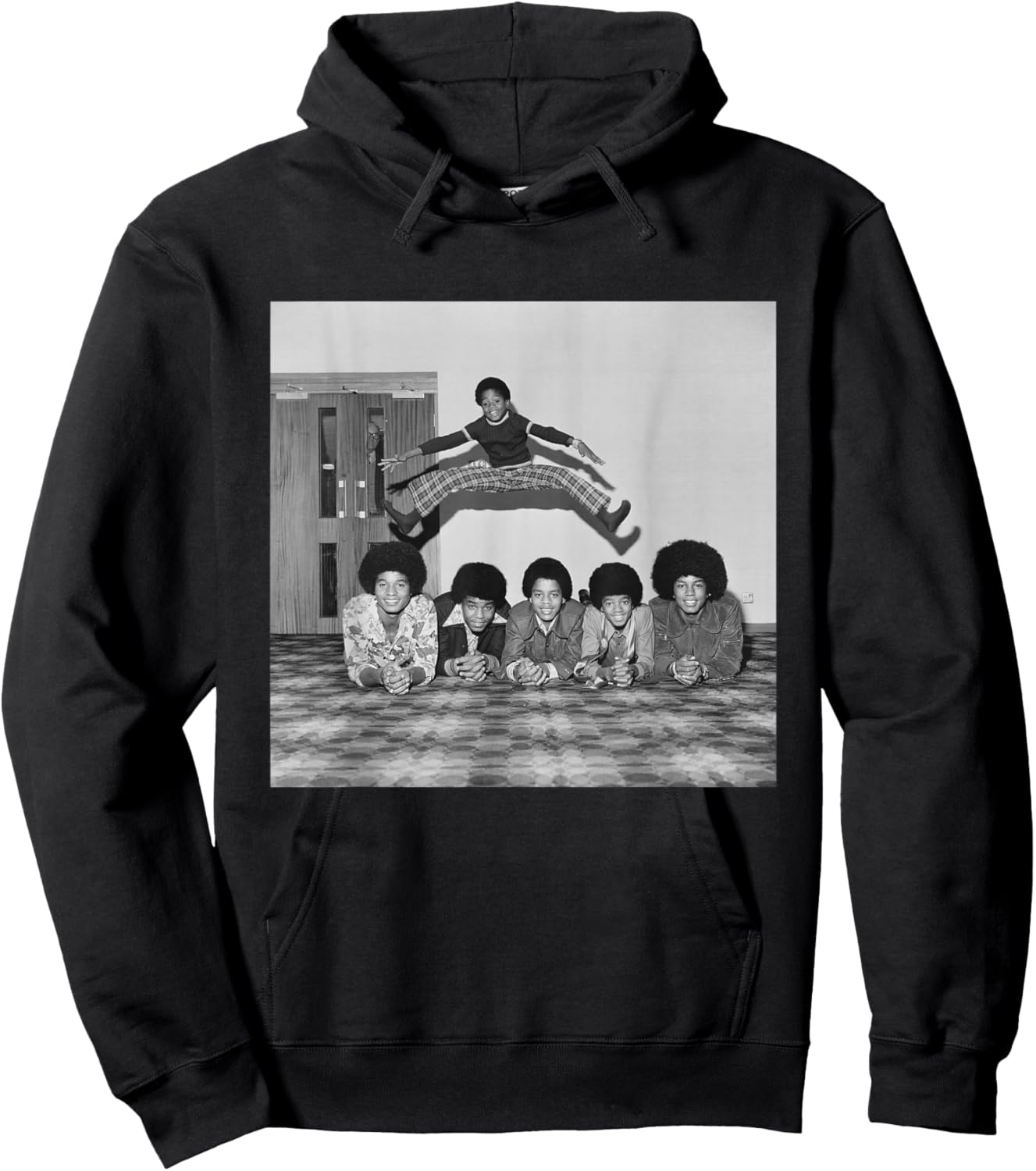 Randy Jackson Jumps Over The Jackson 5 Hoodie - Hoodie | Black