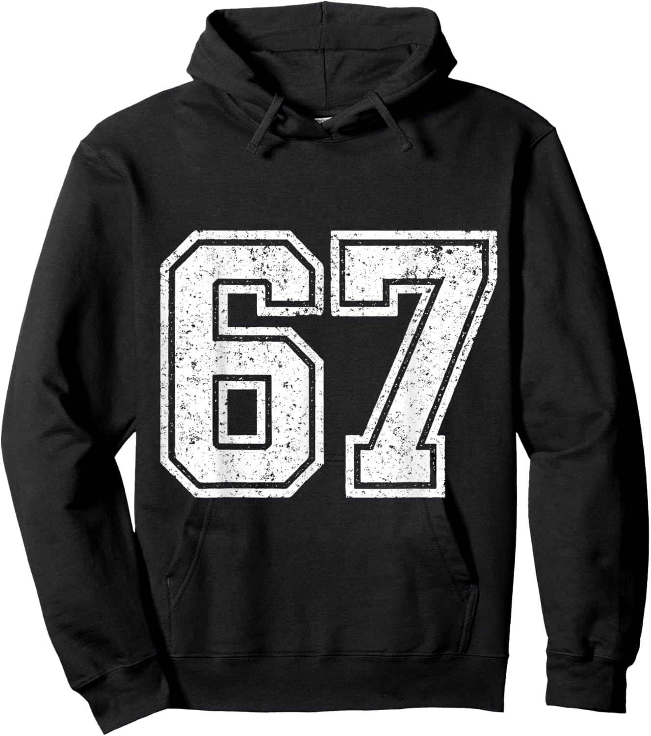 67 Six Seven Meme Jersey Hoodie - Hoodie | Black