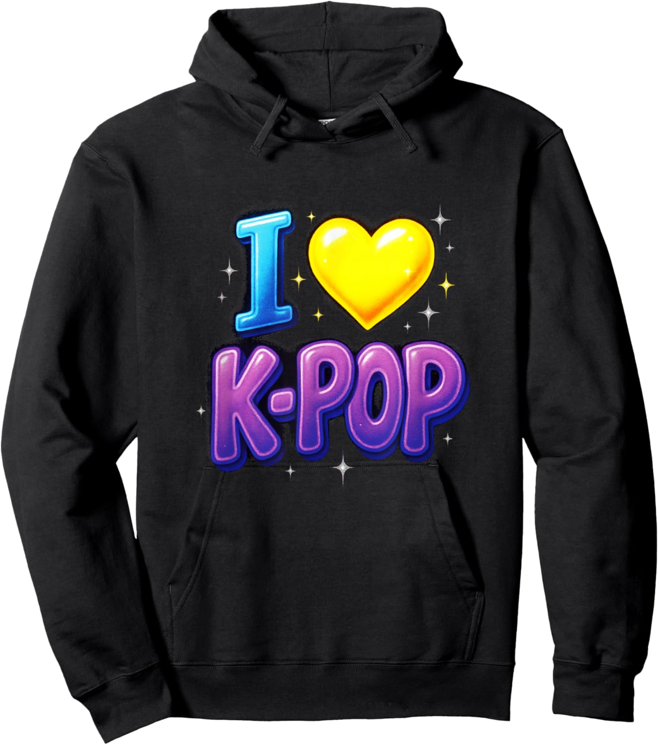I Love K-Pop - Korean Culture Music Fans Hoodie - Hoodie | Black