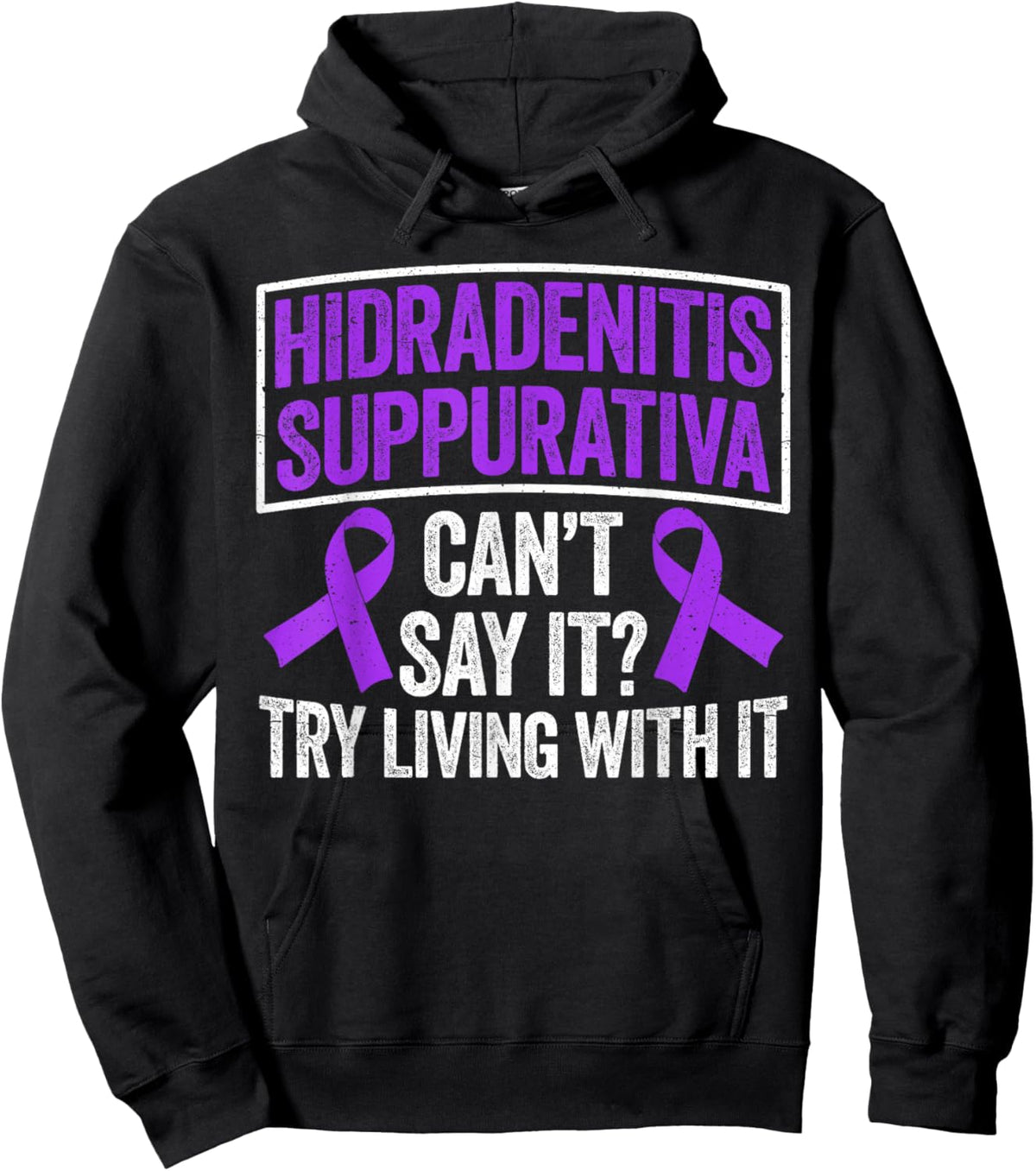 Hidradenitis suppurativa Warrior Hoodie - Hoodie | Black