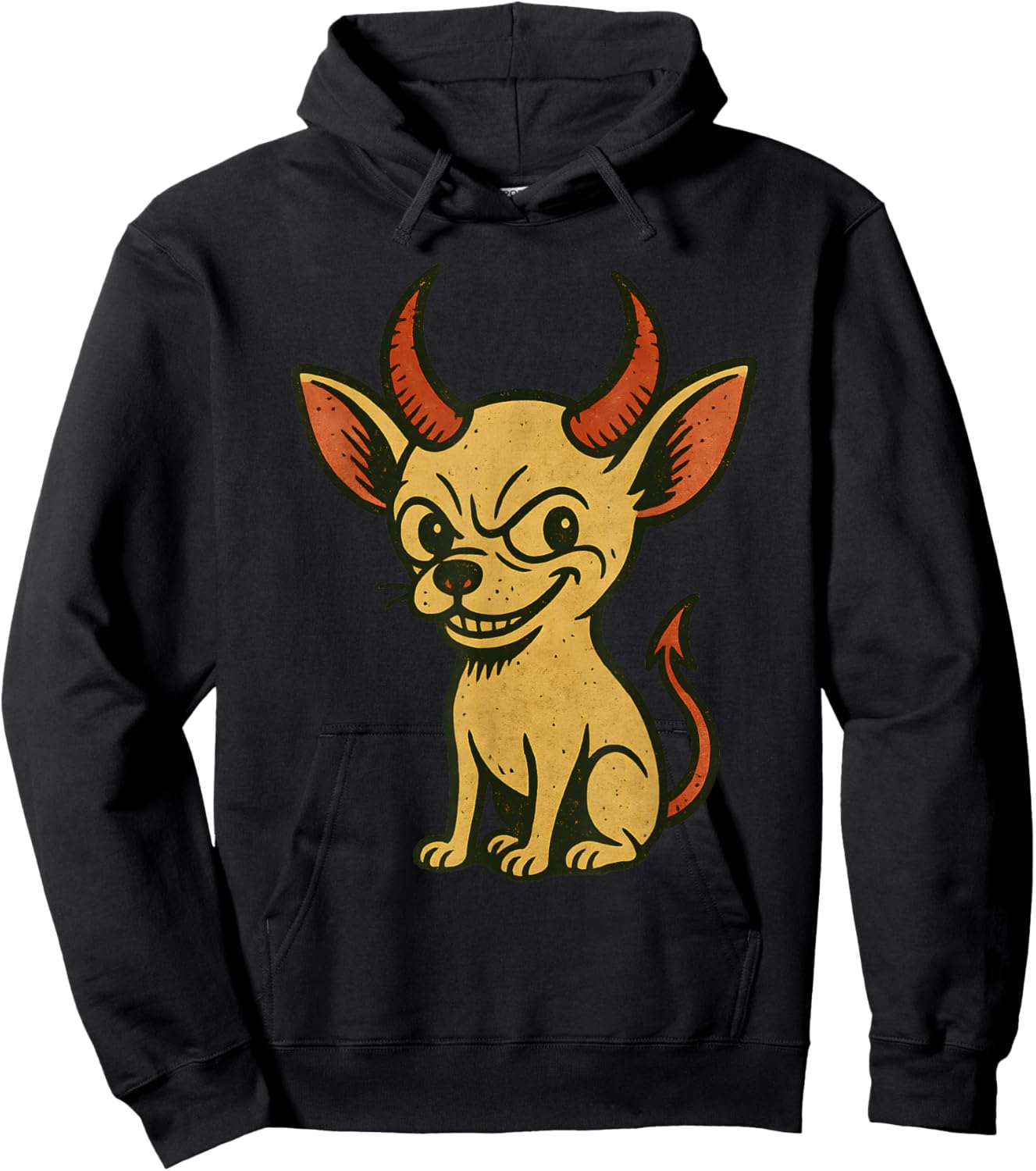 Funny Chihuahua Halloween Dog Hoodie - Hoodie | Black