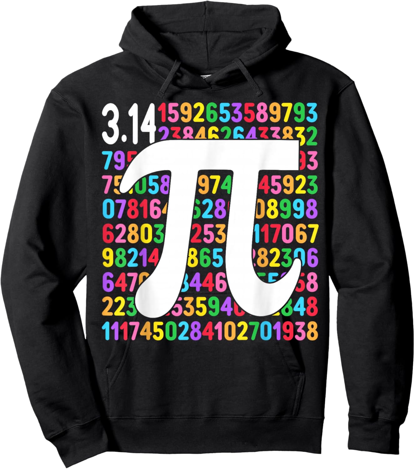Funny Pi Day 3.14 Pi Number Symbol Math Science Teacher Kids Hoodie - Hoodie | Black