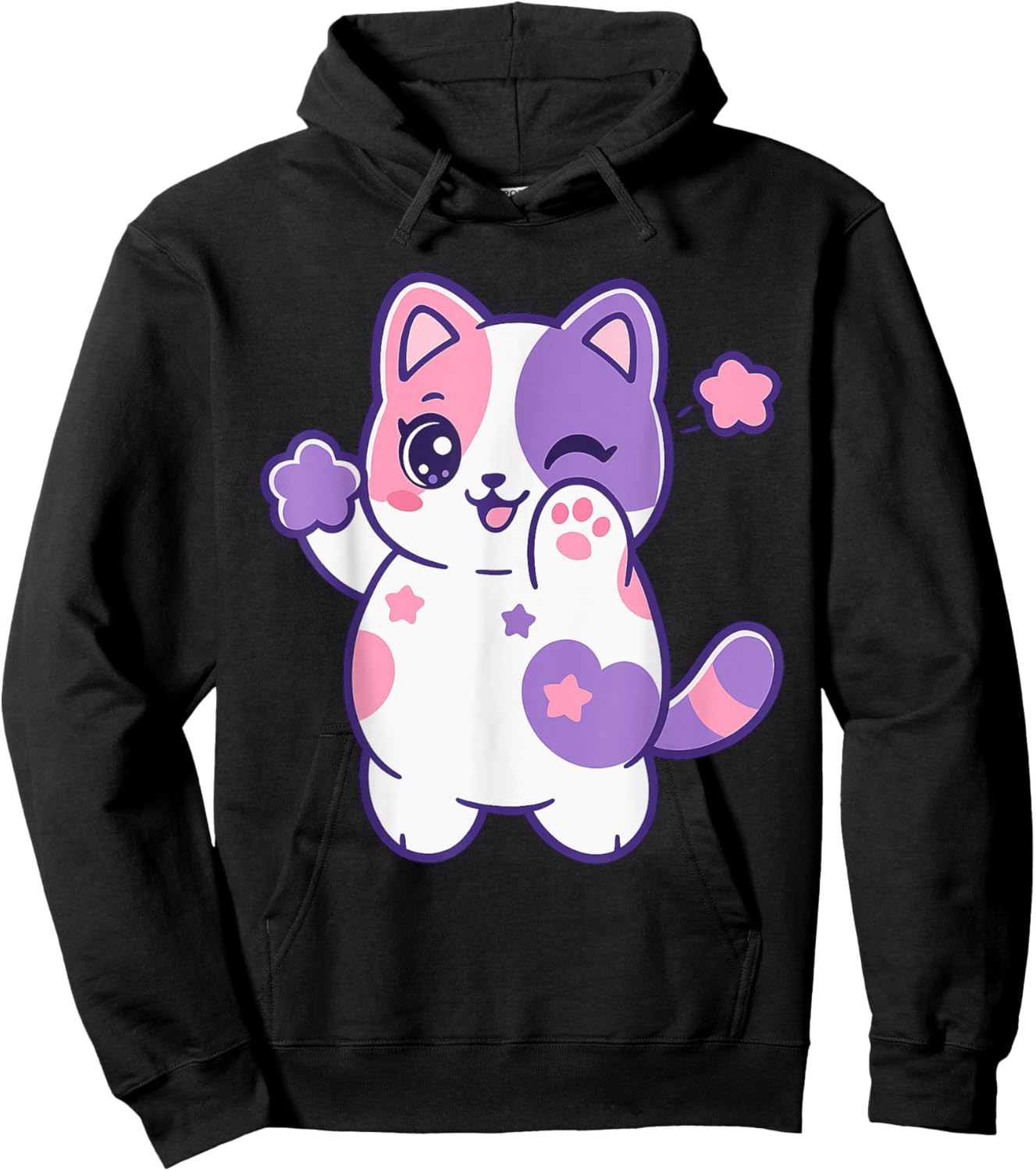 Squishy Meemeow Cats Plush Birthday Decoration Art Hoodie - Hoodie | Black