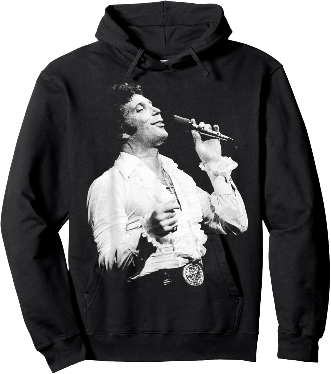 Tom Jones Live Rescue Me Era 1979 Hoodie - Hoodie | Black