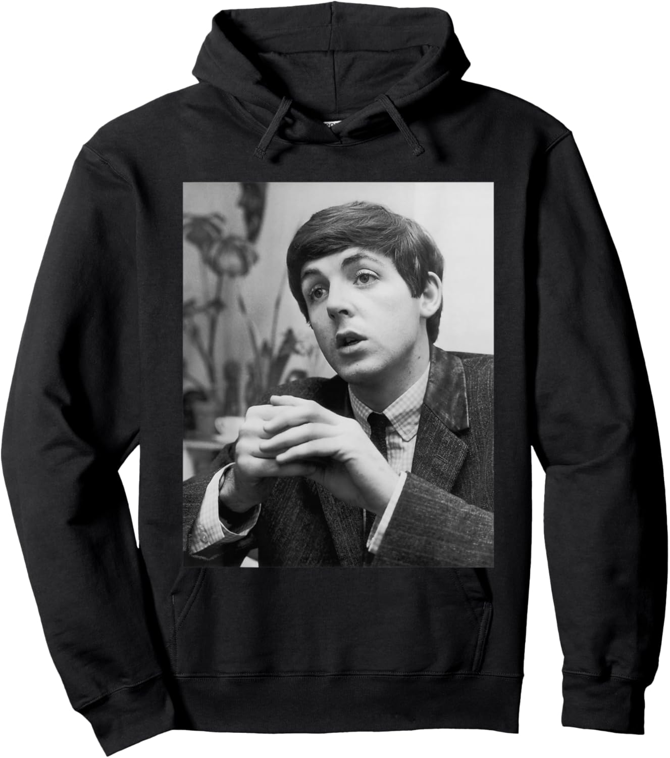 Paul McCartney The Beatles Interview Beatlemania 1963 Hoodie - Hoodie | Black